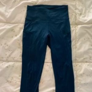 Lululemon Fast and Free High Rise Crop 19”